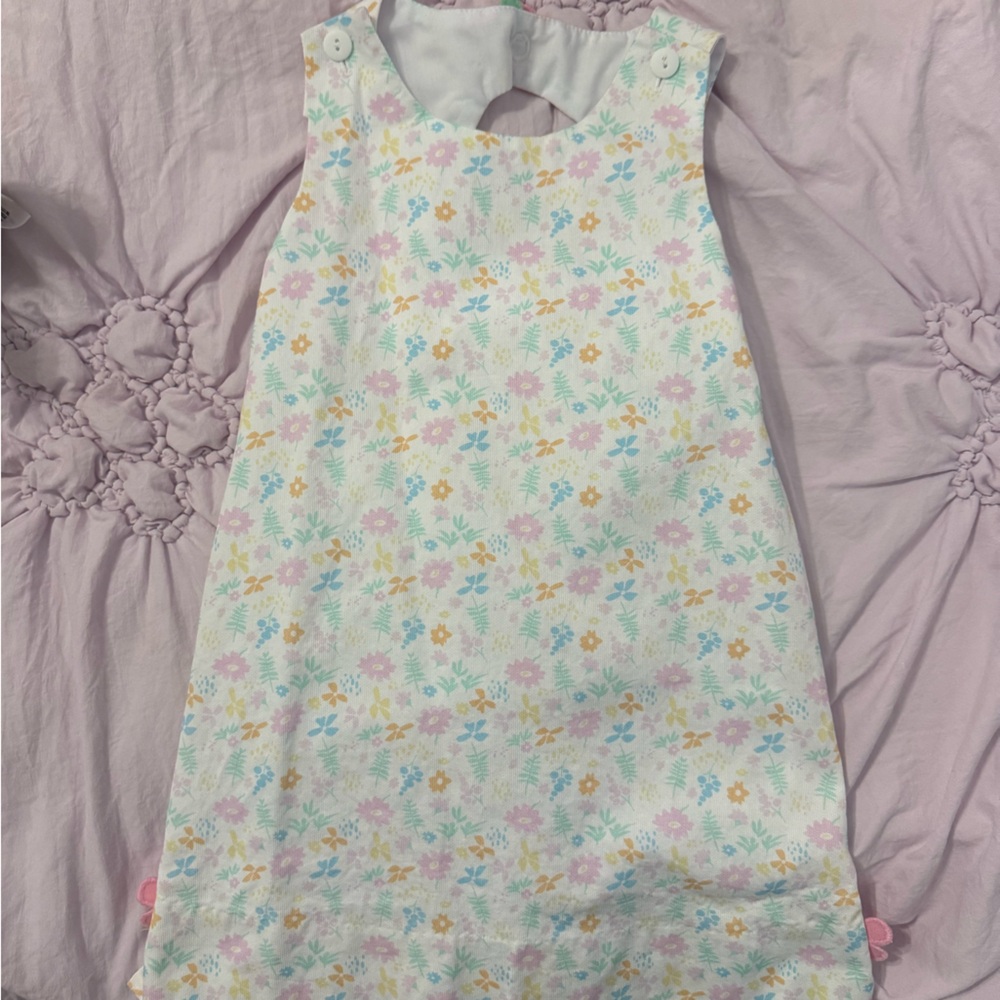 Florence Eiseman Pastel Floral Baby Dress